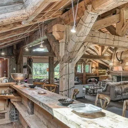 Javen - 520m2 Avec Piscine Chauffee Et Cinema Alpesi faház Megève