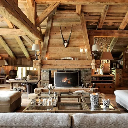 Javen - 520m2 Avec Piscine Chauffee Et Cinema Chalet Megève