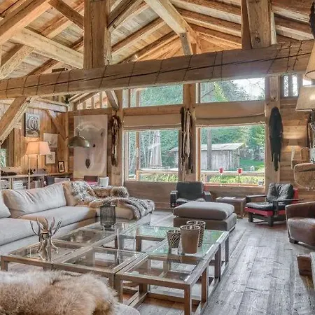 Chalet Javen - 520m2 Avec Piscine Chauffee Et Cinema Megève