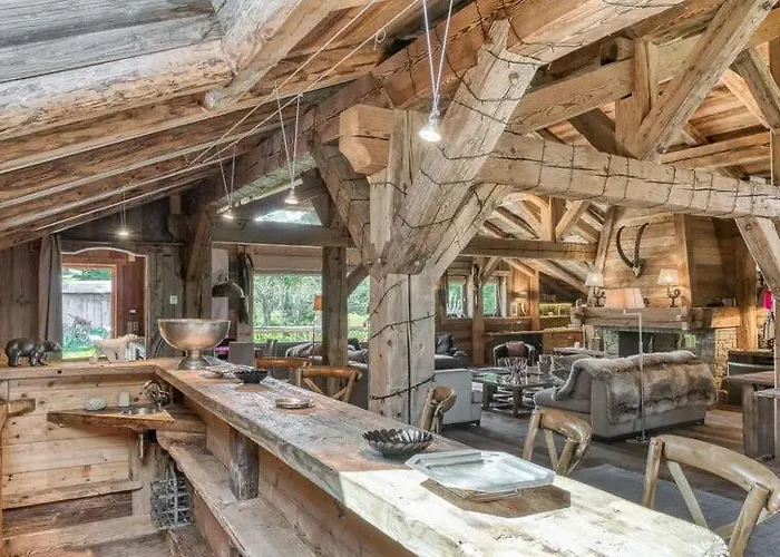 Javen - 520m2 Avec Piscine Chauffee Et Cinema Chalet Megève